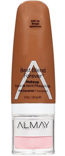 Almay Best Blend Forever Foundation, Caramel, 1 fl. oz., SPF 40 Broad Spectrum